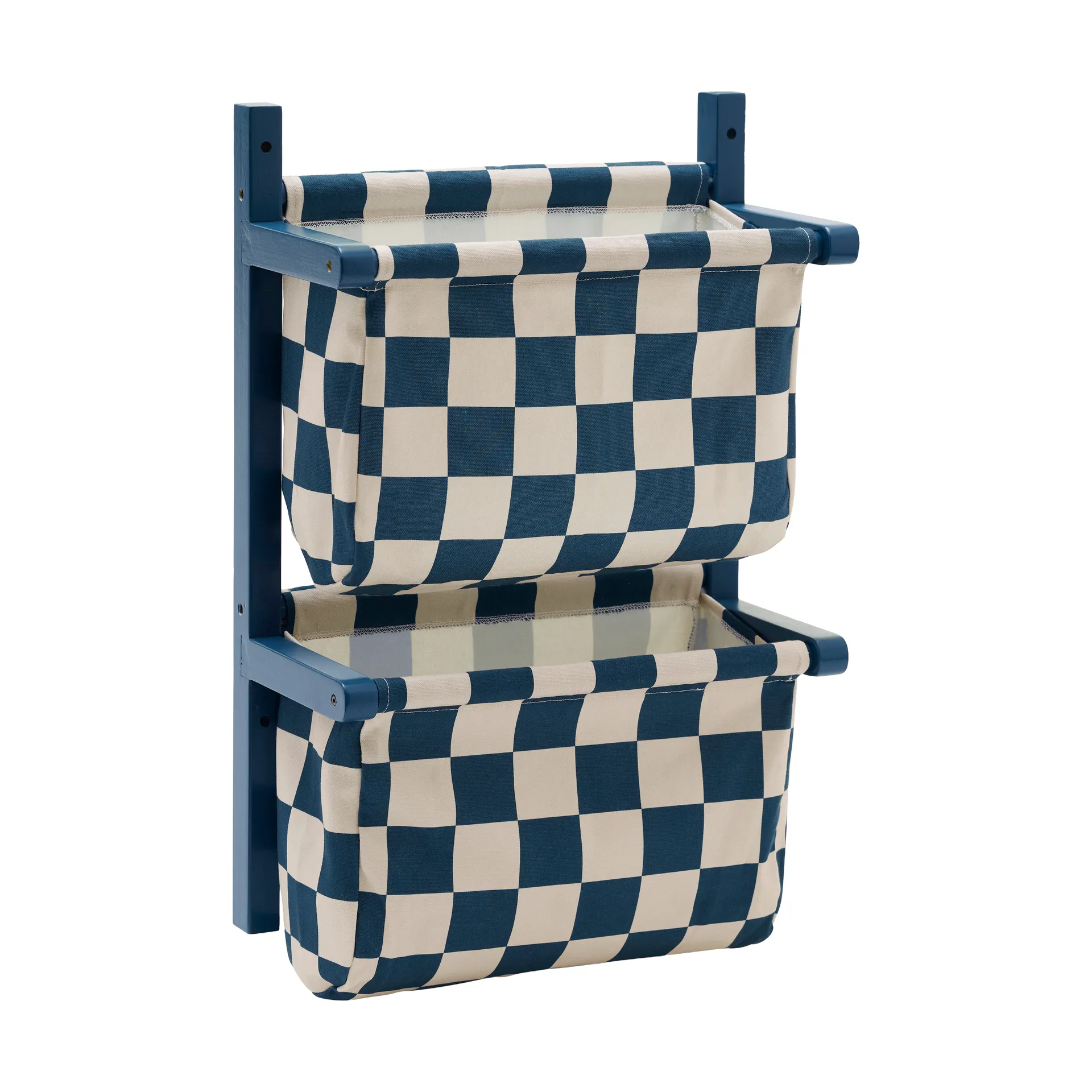 Opbergplank ruit, Blauwgroen, 40x19x60 cm Kid's Concept