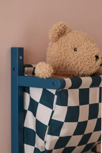 Opbergplank ruit - Blauwgroen, 40x19x60 cm - Kid's Concept