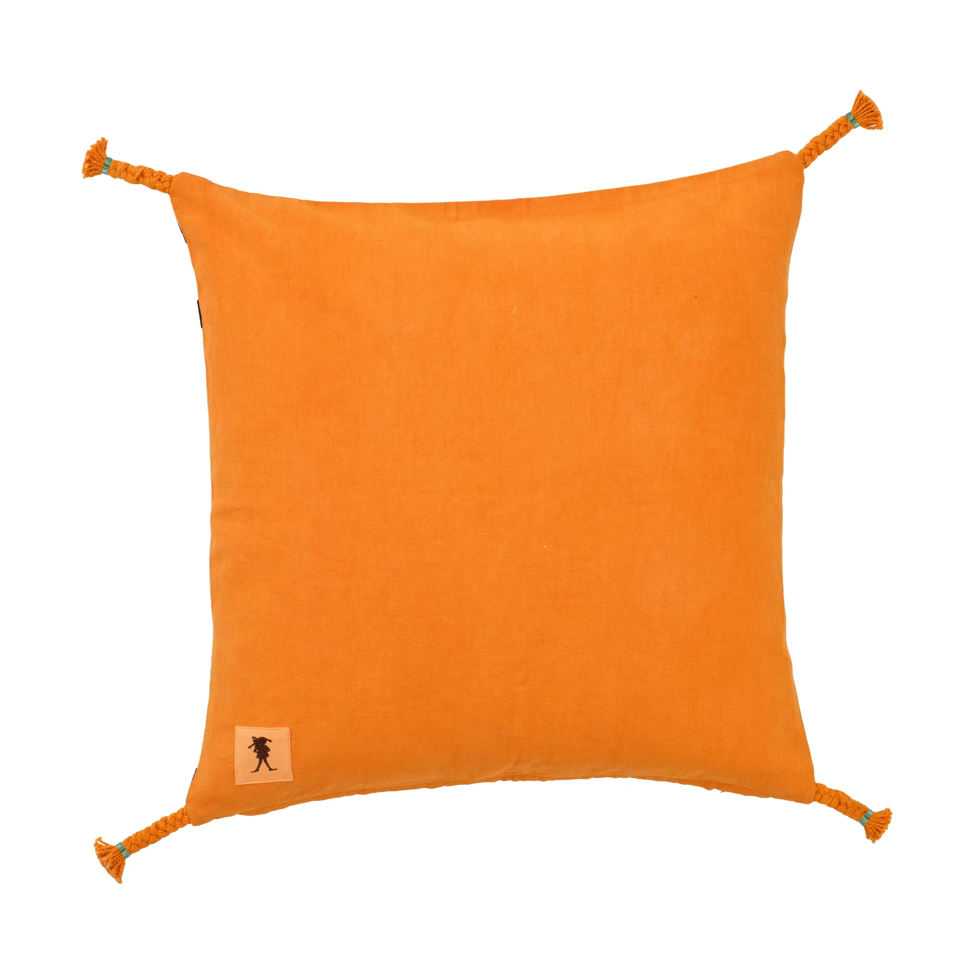 Pippi kussensloop 50x50 cm, Wit-oranje Kid's Concept