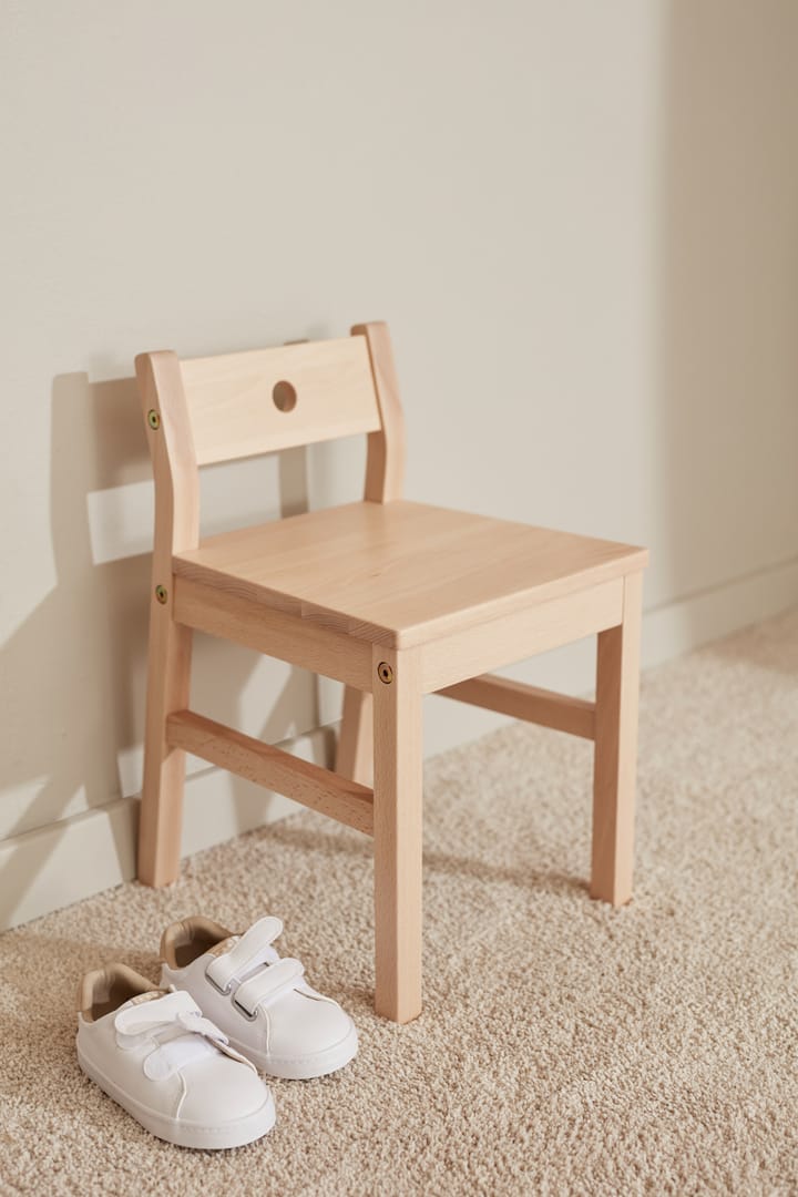 Saga blonde stoel, Beuken Kid's Concept