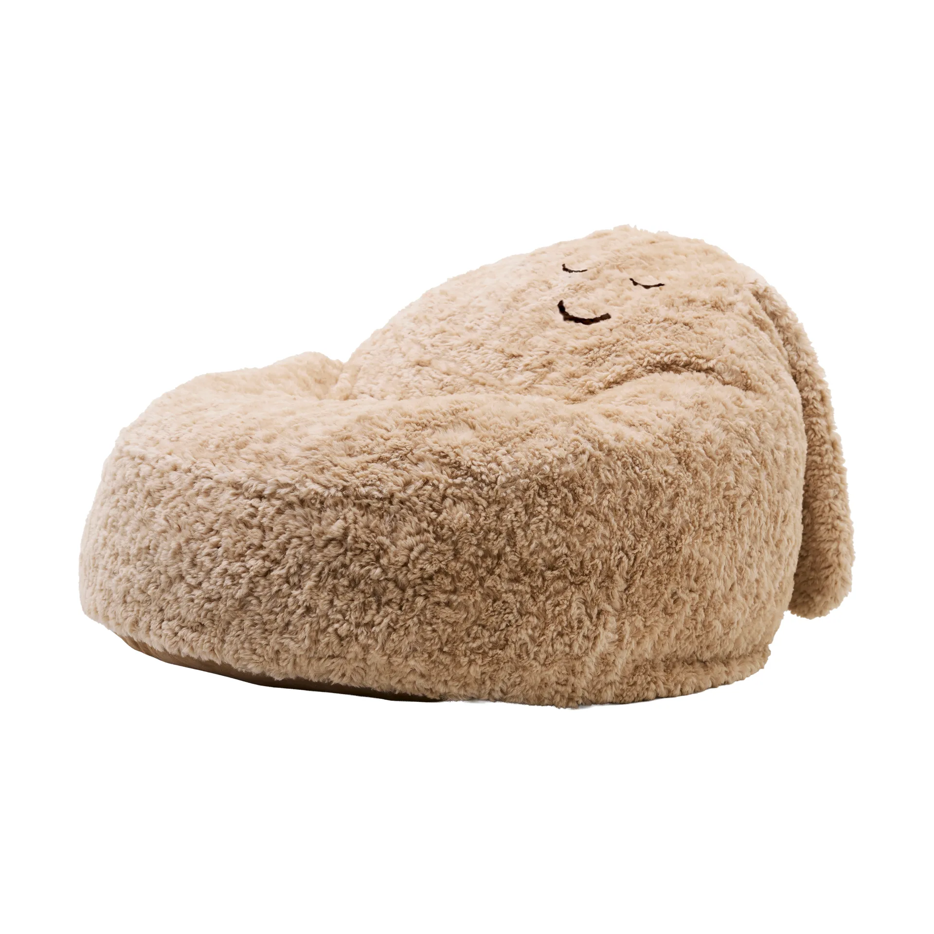 Snuggle zitzak, Beige, Ø80x50 cm Kid's Concept
