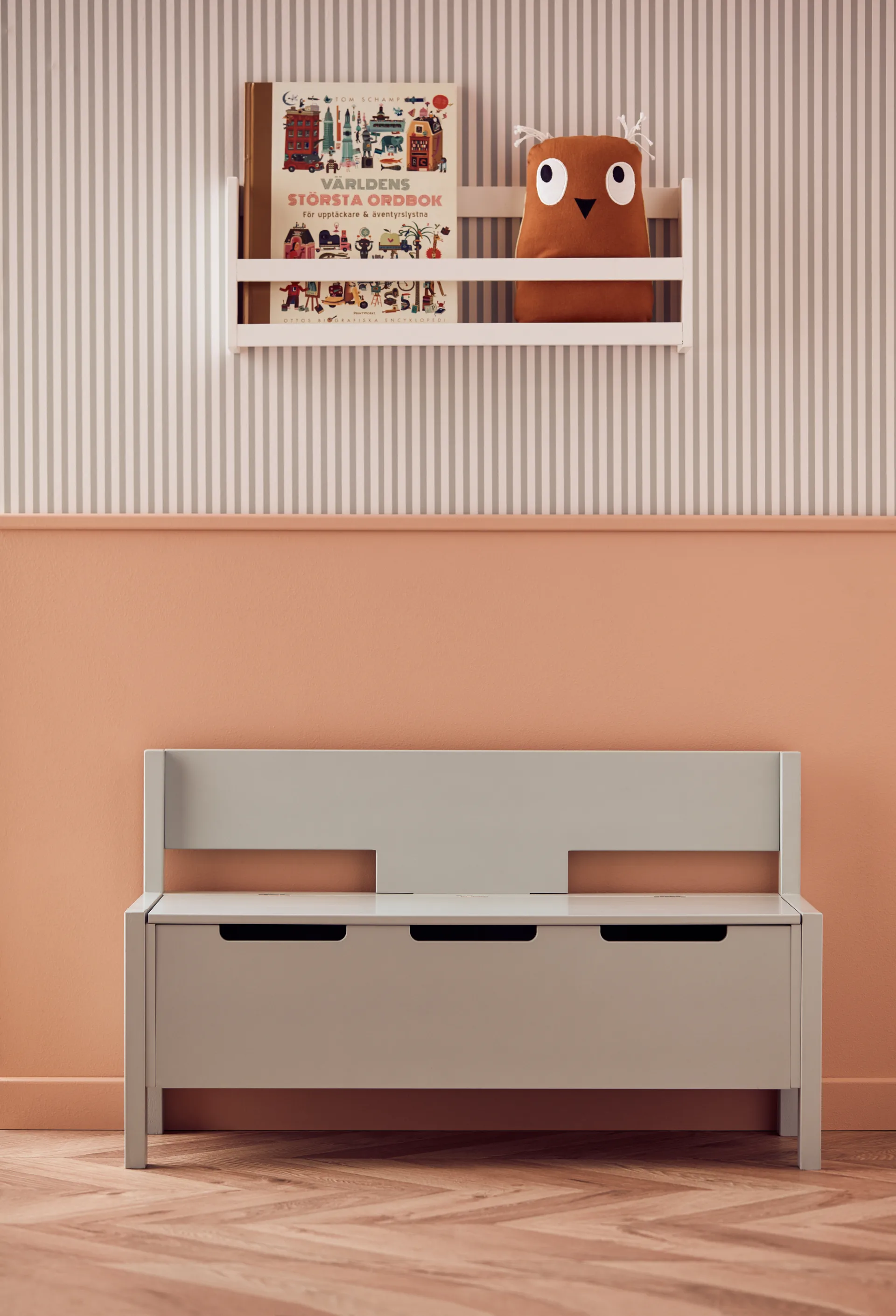 Star bank met opbergruimte, Lichtgroen Kid's Concept