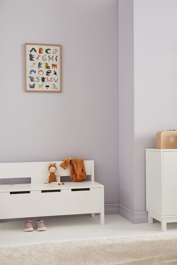 Star bank met opbergruimte, Wit Kid's Concept