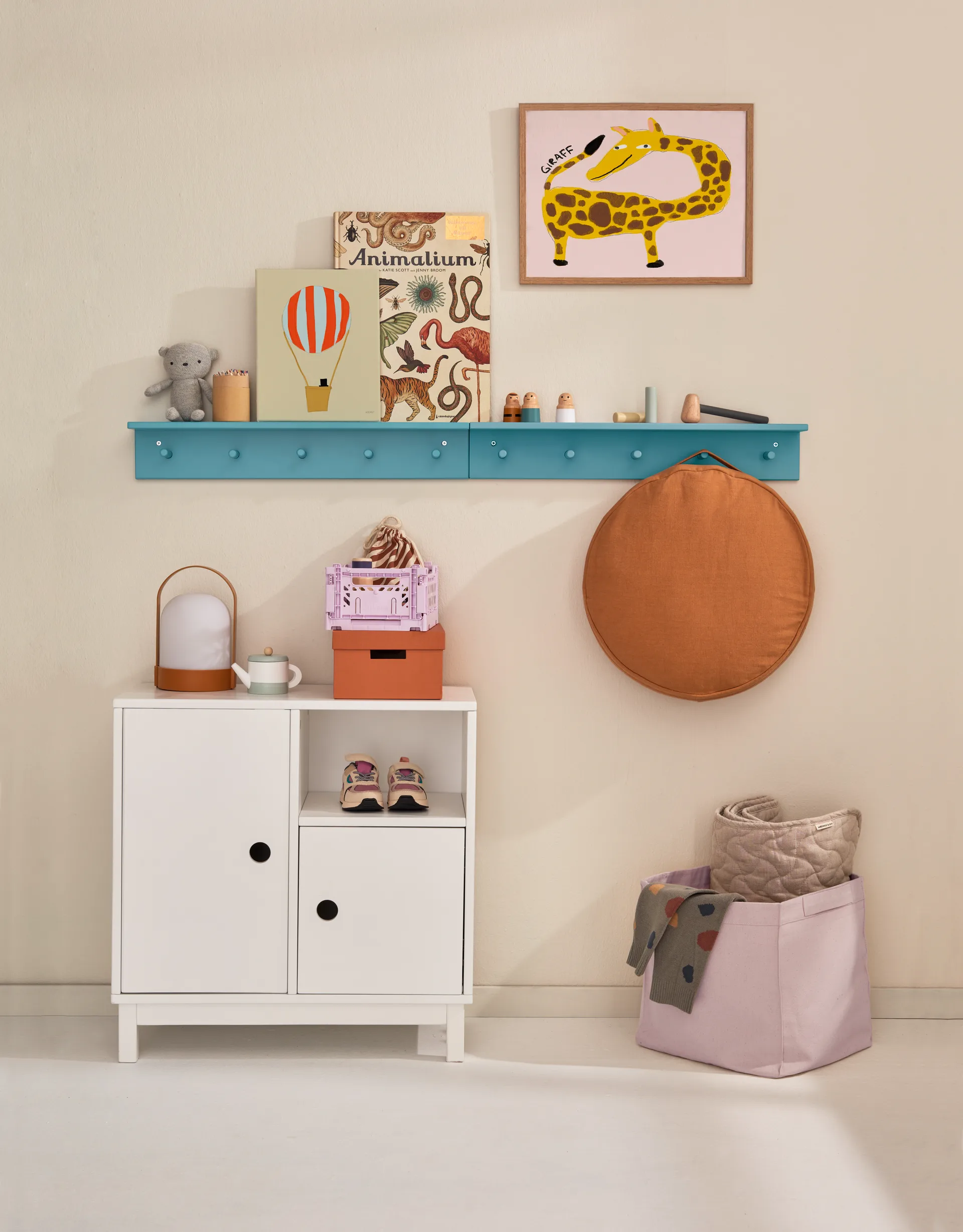 Star plank met haken, Turquoise Kid's Concept