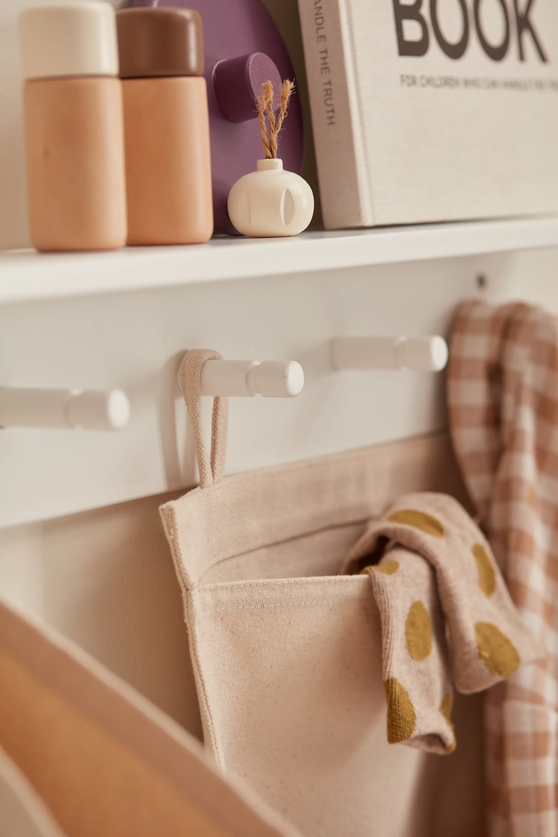 Star plank met haken, Wit Kid's Concept