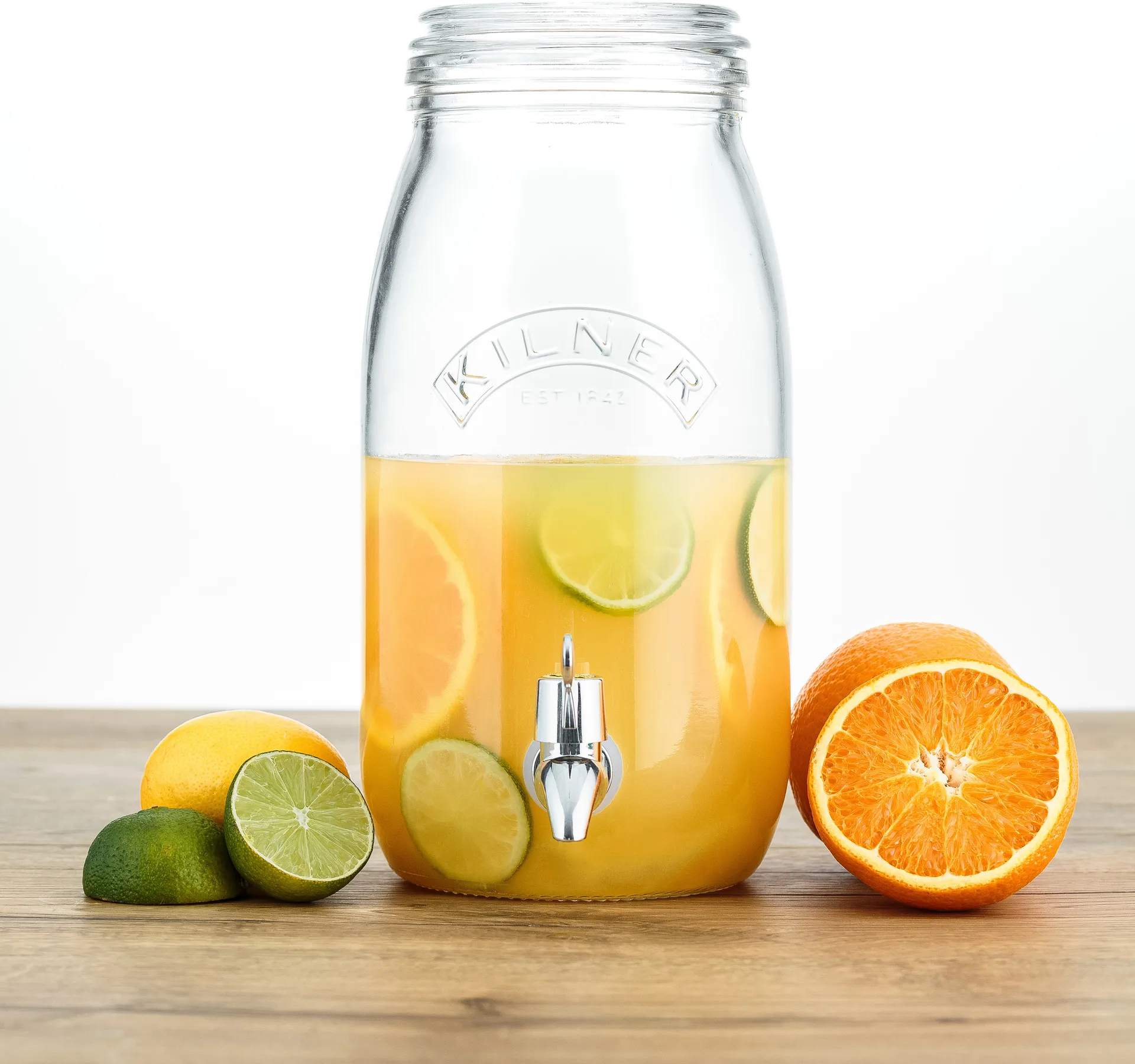 Kilner drankdispenser met tapkraan, Helder, 3 L Kilner