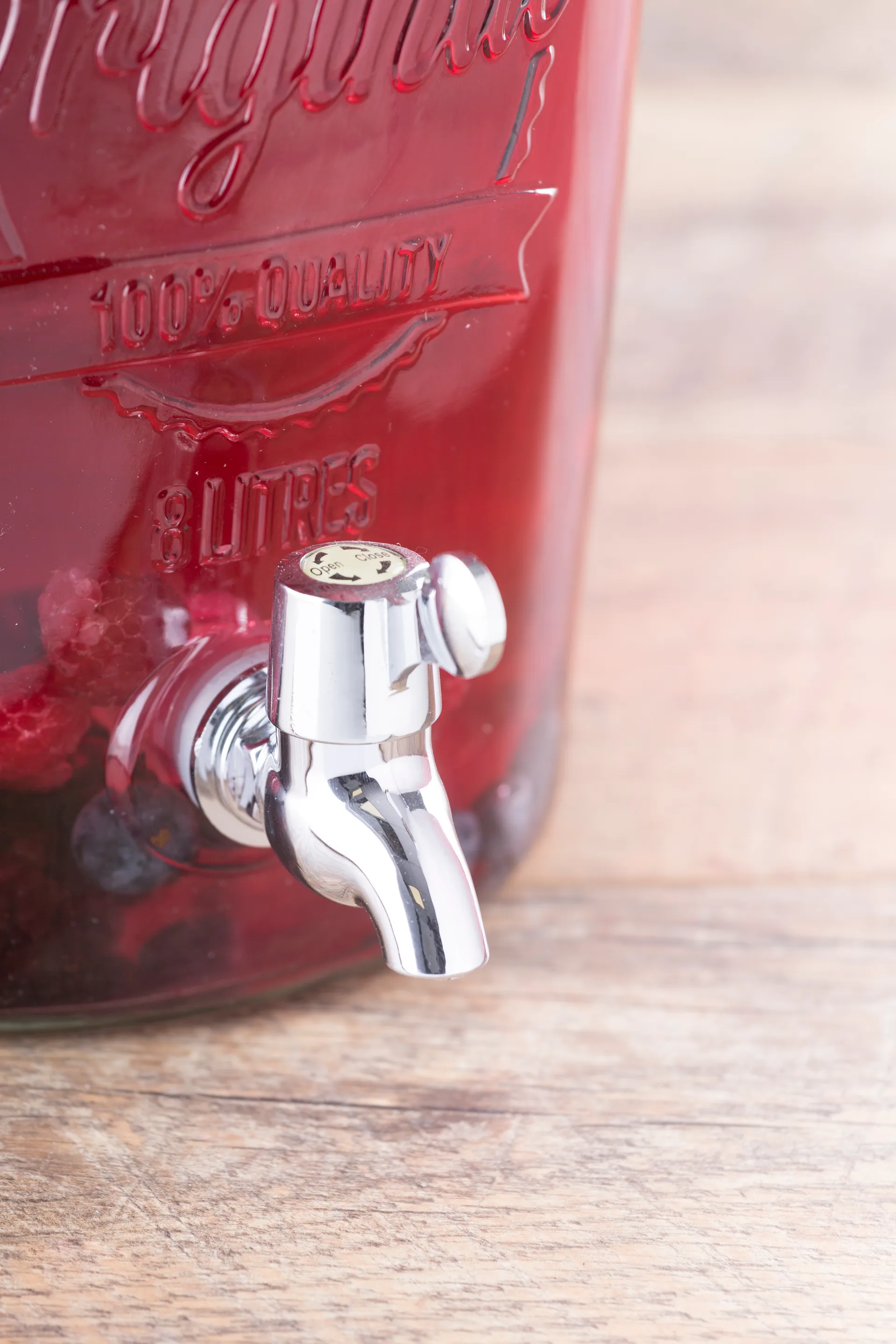 Kilner drankdispenser met tapkraan, Helder-roestvrij staal, 8 L Kilner
