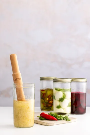 Kilner fermentatiestamper - Licht hout - Kilner
