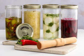 Kilner fermentatiestamper - Licht hout - Kilner