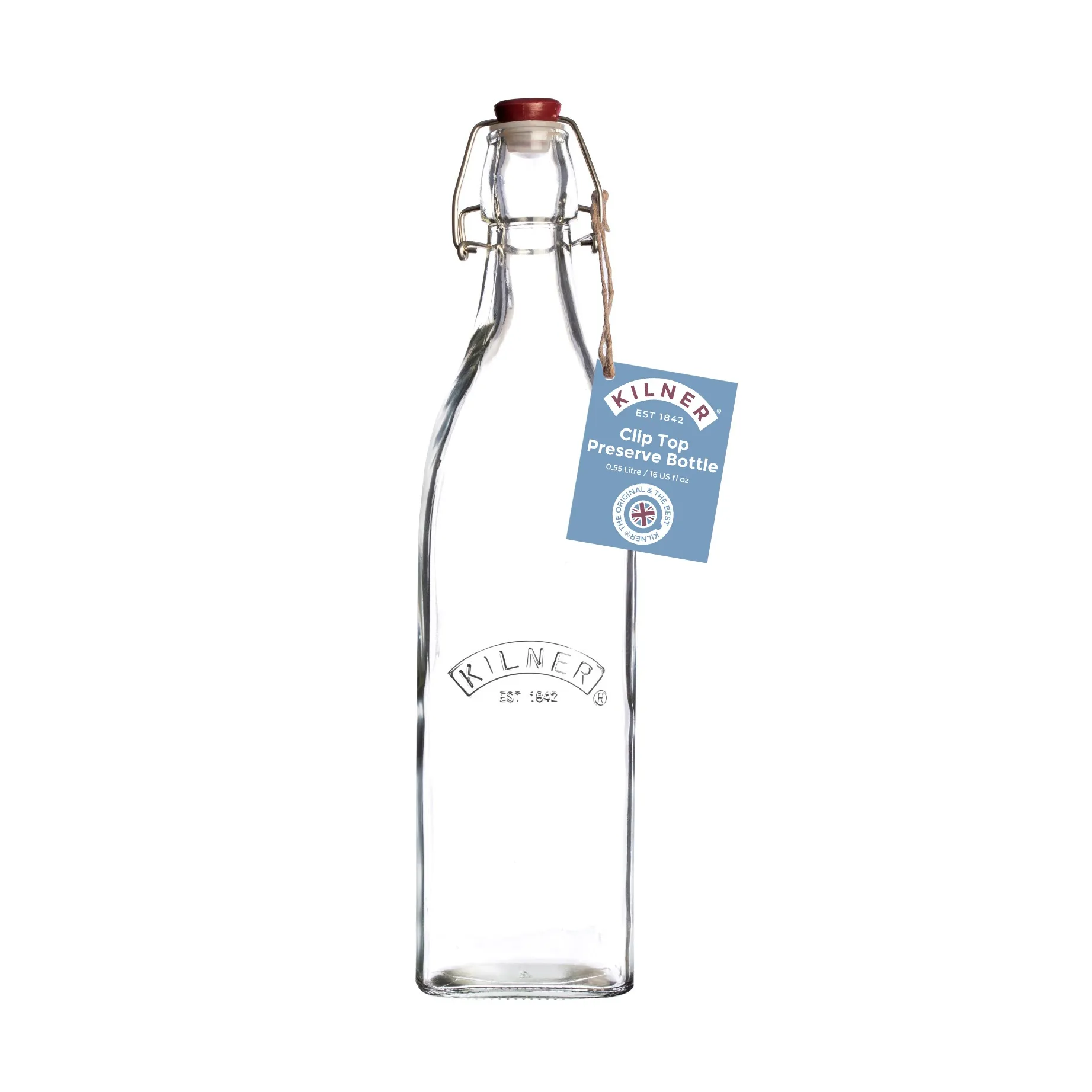 Kilner fles met beugelsluiting, Helder, 0,55 L Kilner