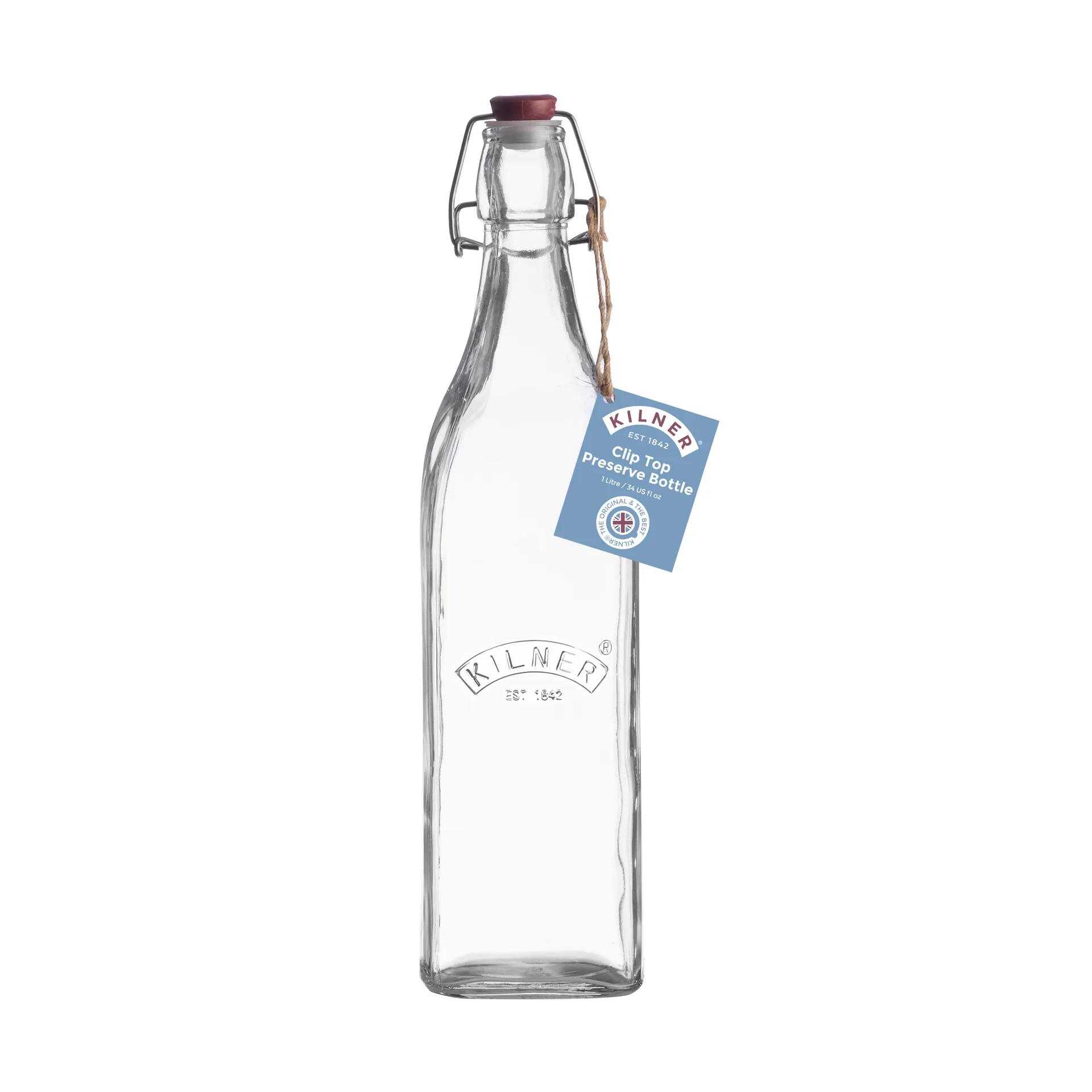 Kilner fles met beugelsluiting, Helder, 1 L Kilner