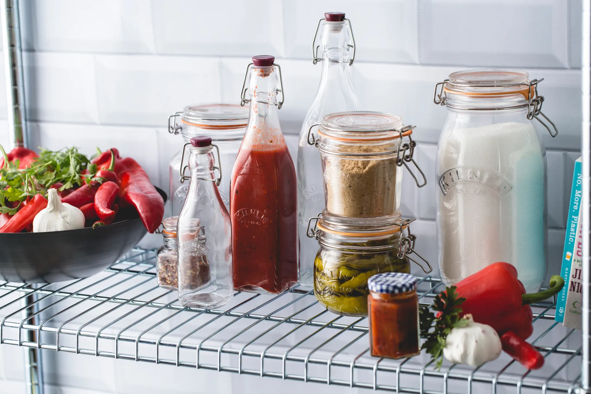Kilner fles met beugelsluiting, Helder, 1 L Kilner