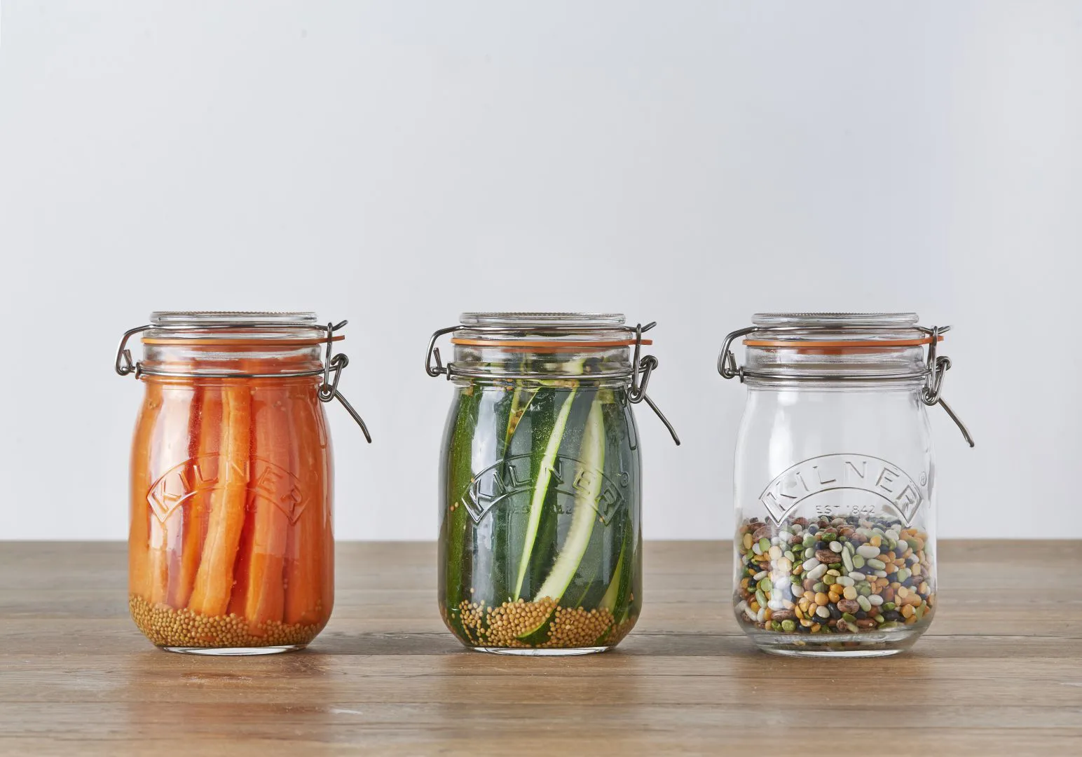 Kilner fles met beugelsluiting, Helder, 1 L Kilner