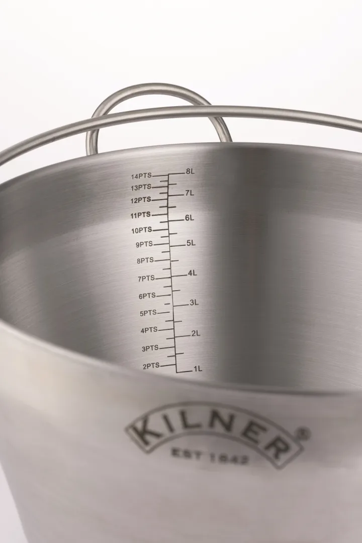 Kilner FRESH koelkastkan, Helder-grijs, 1,2 L Kilner