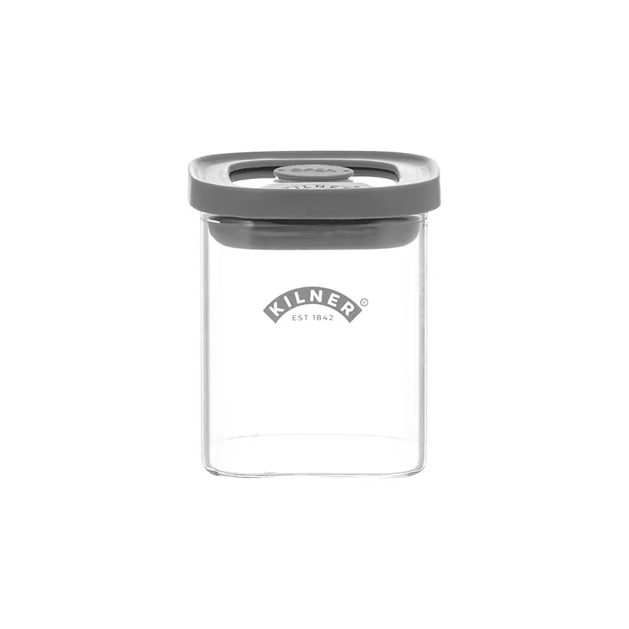 Kilner FRESH kruidenpot vierkant, Helder-grijs, 160 ml Kilner