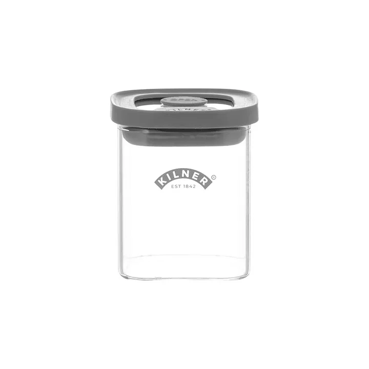 Kilner FRESH kruidenpot vierkant - Helder-grijs, 160 ml - Kilner