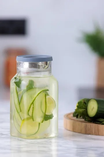 Kilner FRESH voorraadpot - Helder-grijs, 0,5 L - Kilner