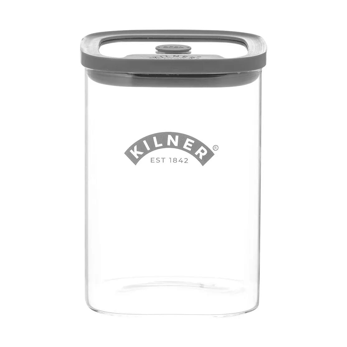 Kilner FRESH voorraadpot, Helder-grijs, 1 L Kilner