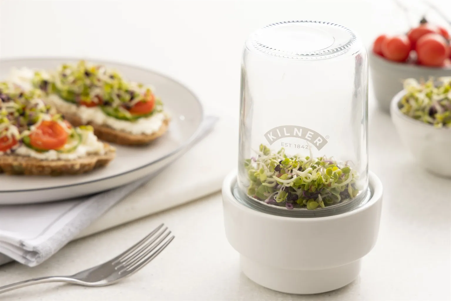 Kilner kiemset, Helder-wit, 500 ml Kilner
