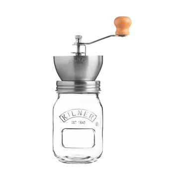 Kilner koffiemolen - Helder-roestvrij staal, 0,5 L - Kilner