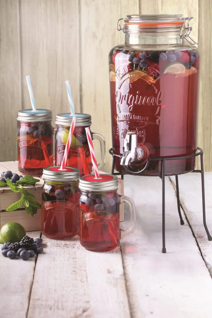 Kilner ronde pot met beugelsluiting, Helder, 1,5 L Kilner
