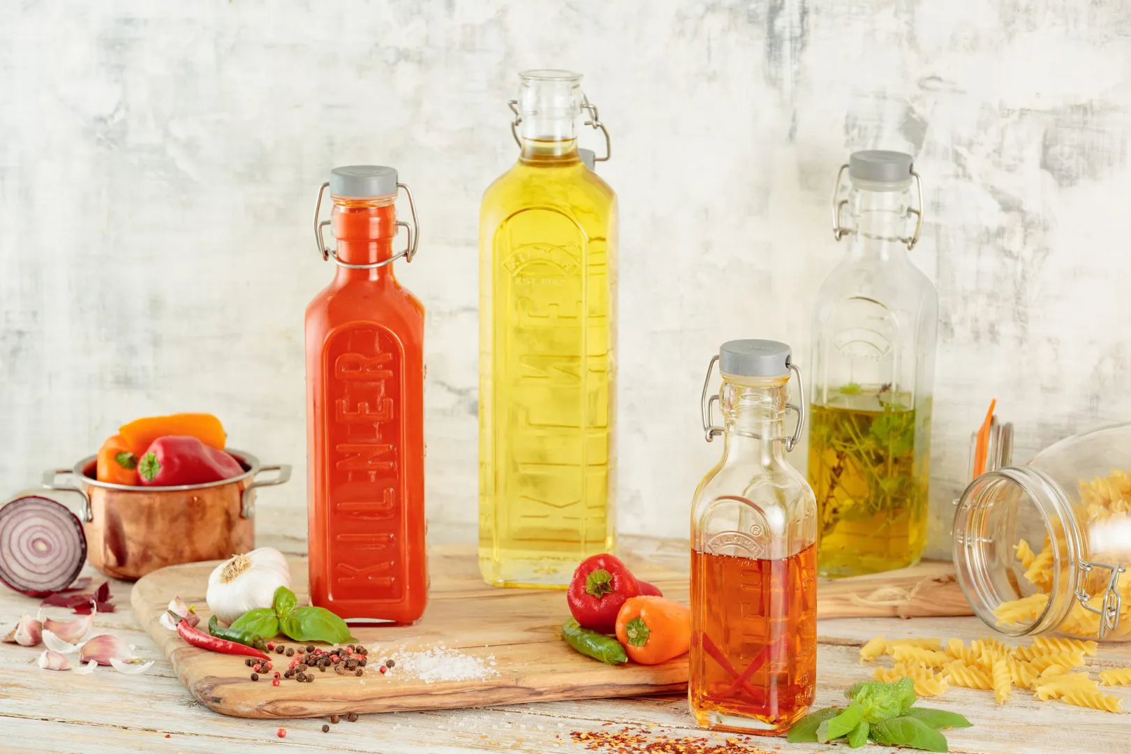 Kilner ronde pot met beugelsluiting, Helder, 2 L Kilner