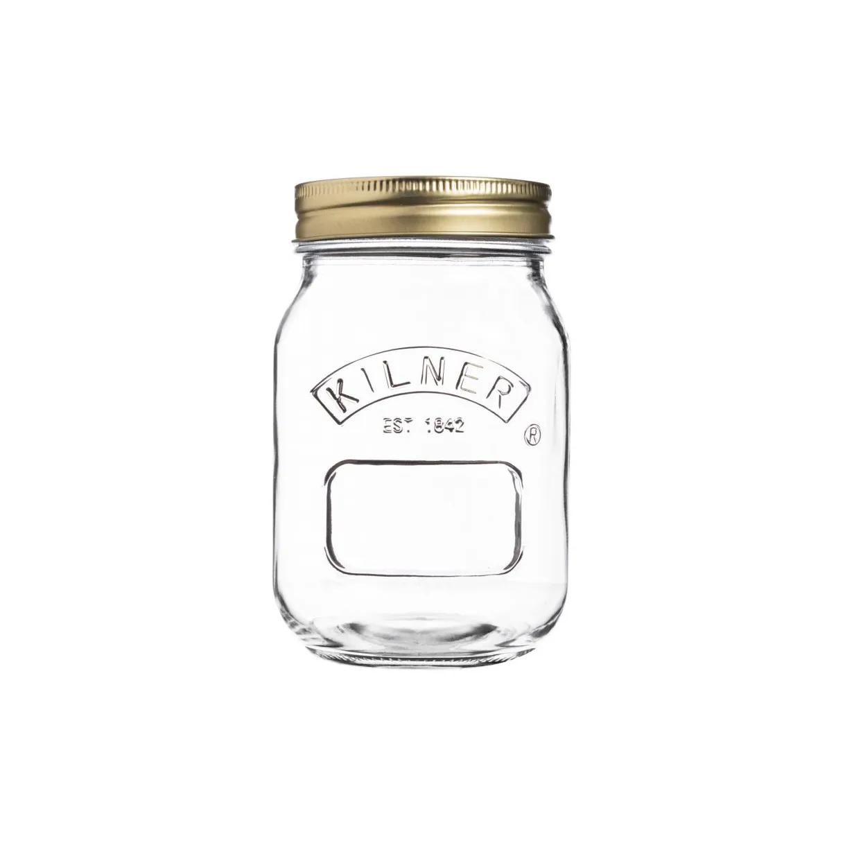 Kilner ronde weckpot, Helder-goud, 0,5 L Kilner