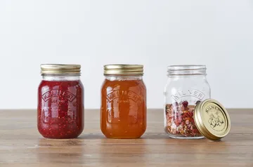 Kilner ronde weckpot - Helder-goud, 0,5 L - Kilner