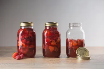 Kilner ronde weckpot - Helder-goud, 1 L - Kilner