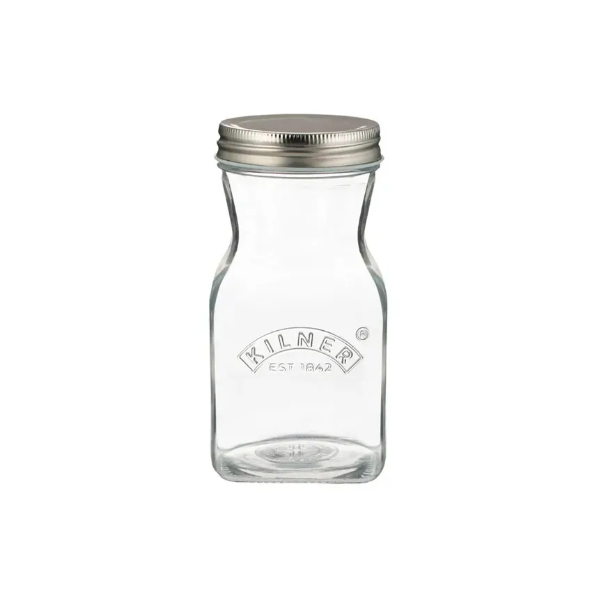 Kilner sap- en sausfles, Helder-roestvrij staal, 0,5 L Kilner