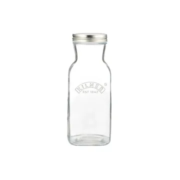 Kilner sap- en sausfles - Helder-roestvrij staal, 1 L - Kilner