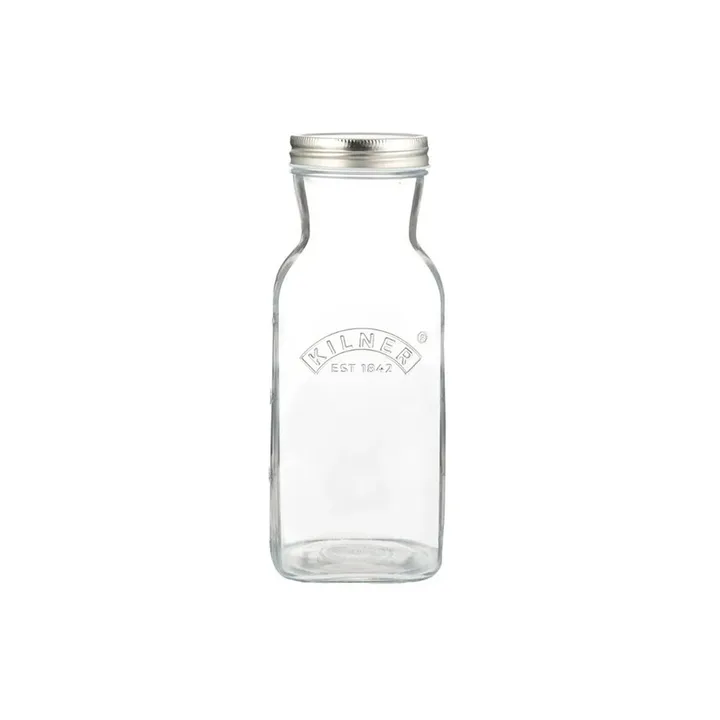 Kilner sap- en sausfles - Helder-roestvrij staal, 1 L - Kilner