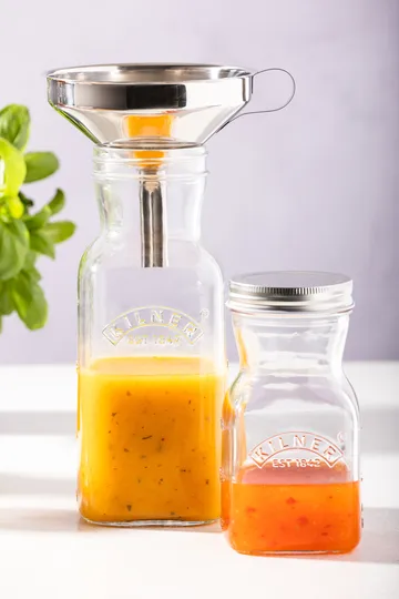 Kilner sap- en sausfles - Helder-roestvrij staal, 1 L - Kilner