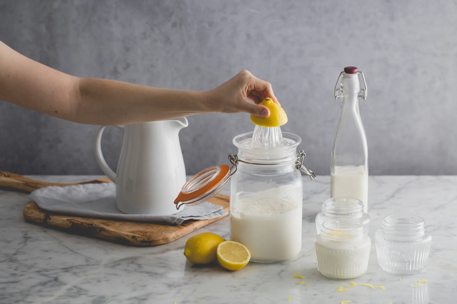 Kilner vierkante weckpot met beugelsluiting, Helder, 1,5 L Kilner