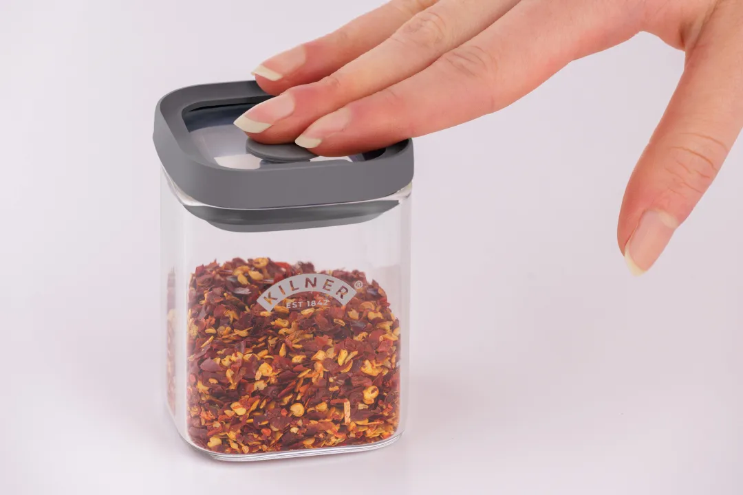 Kilner vierkante weckpot met beugelsluiting, Helder, 2 L Kilner