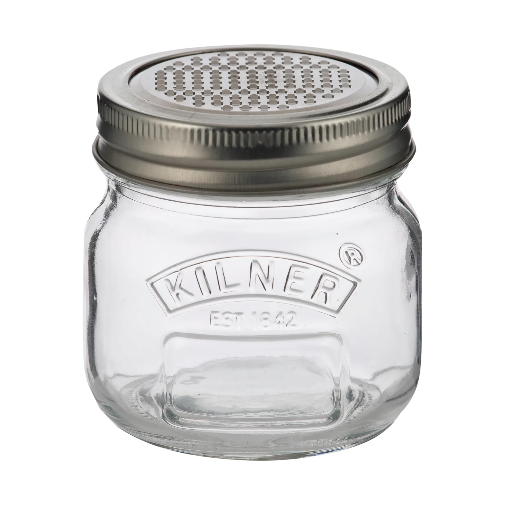 Kilner voorraadpot met raspschijf, Zilver-helder, 250 ml Kilner