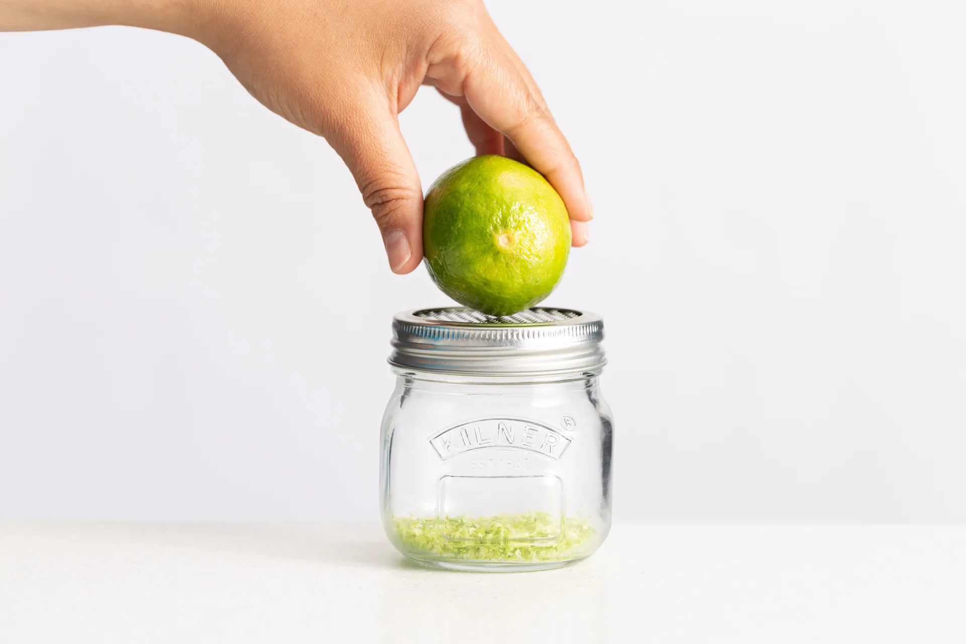 Kilner voorraadpot met raspschijf, Zilver-helder, 250 ml Kilner