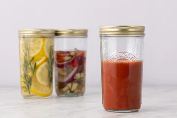 Kilner WIDE weckpot - Helder-goud, 0,5 L - Kilner