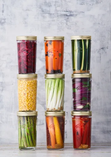 Kilner WIDE weckpot - Helder-goud, 0,5 L - Kilner