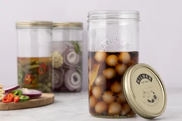 Kilner WIDE weckpot - Helder-goud, 1 L - Kilner