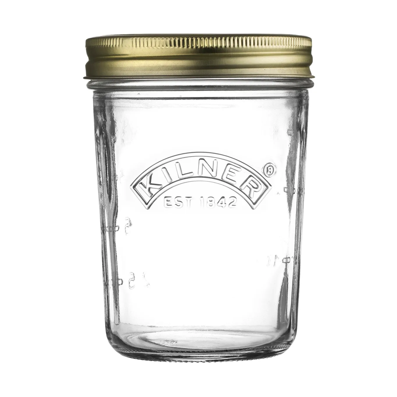 Kilner WIDE weckpot, Helder-goud, 350 ml Kilner
