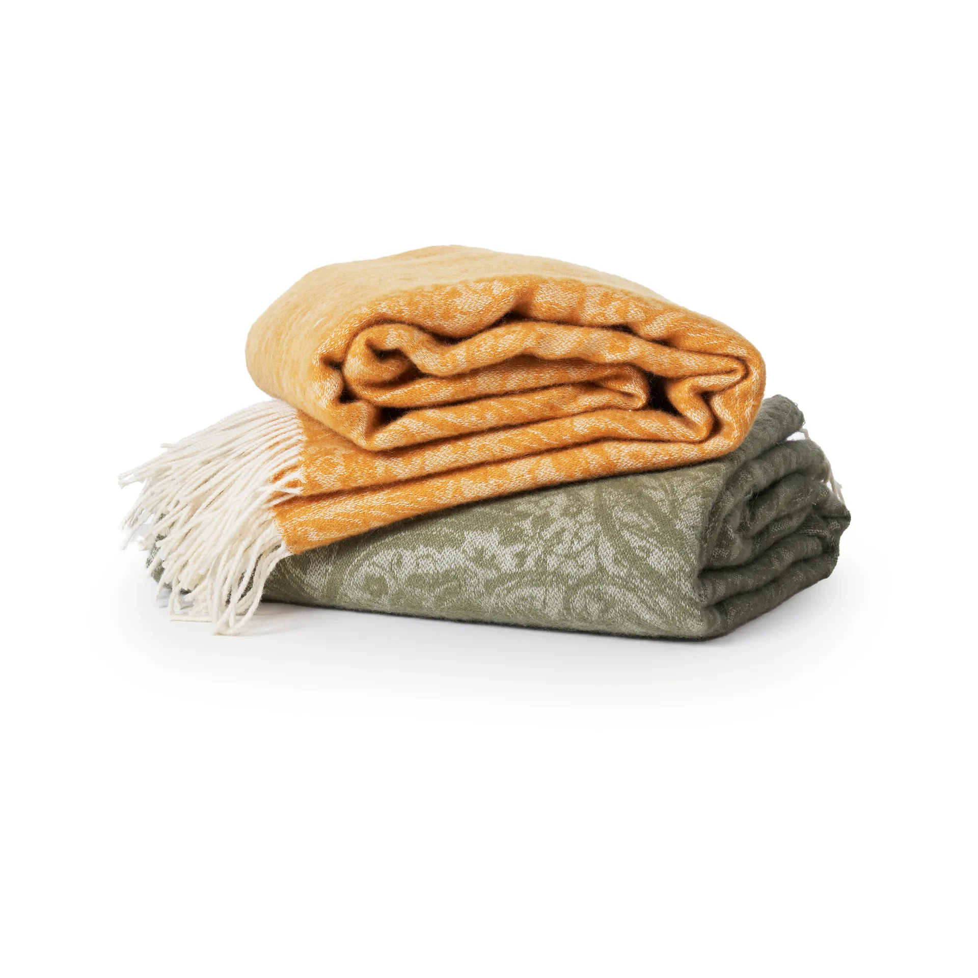 Arcadia plaid 130x180 cm, Mosterd Klippan Yllefabrik