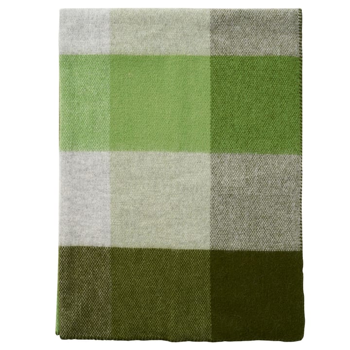 Block wollen deken 130x180 cm - Green - Klippan Yllefabrik