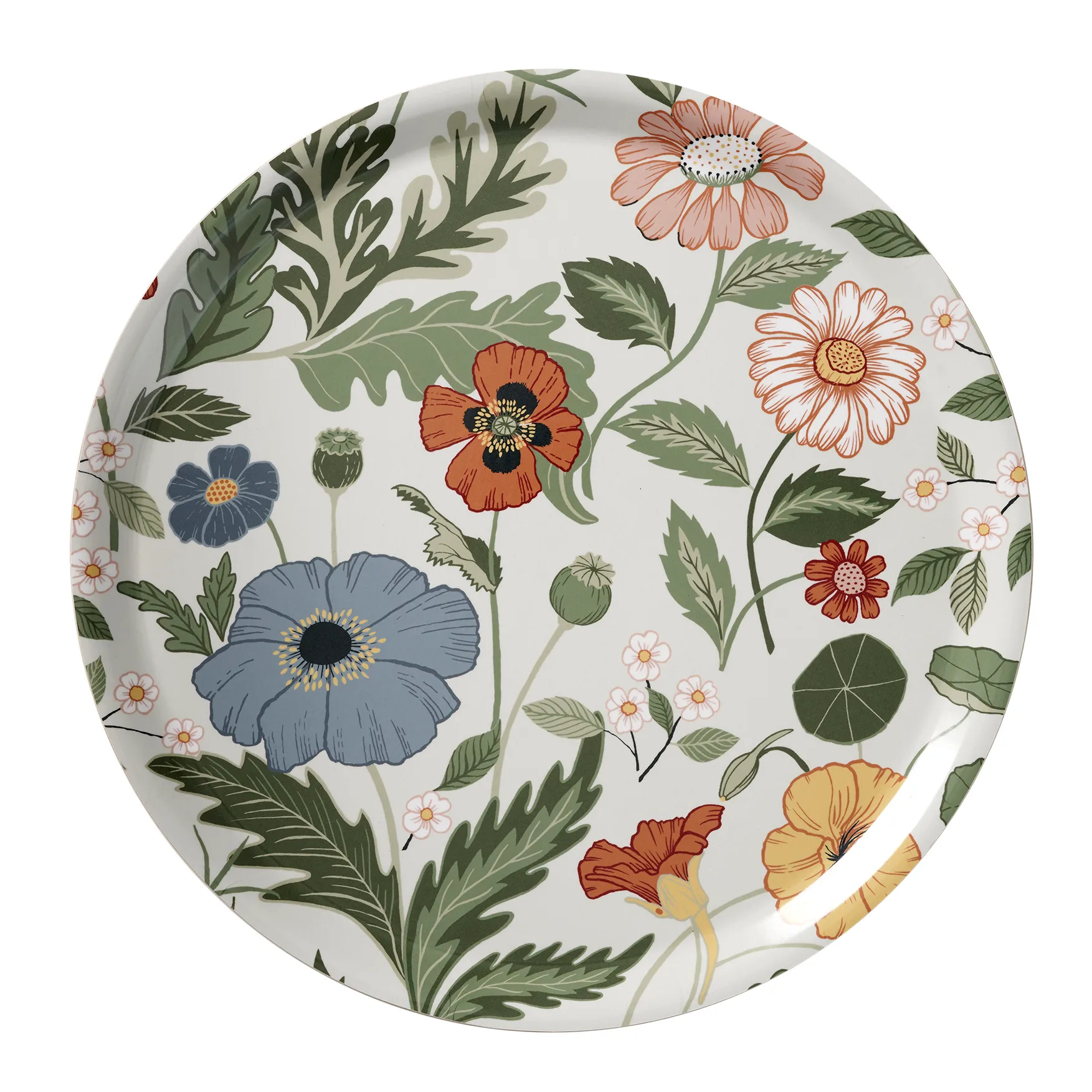 Bloom dienblad 38 cm, Crème Klippan Yllefabrik