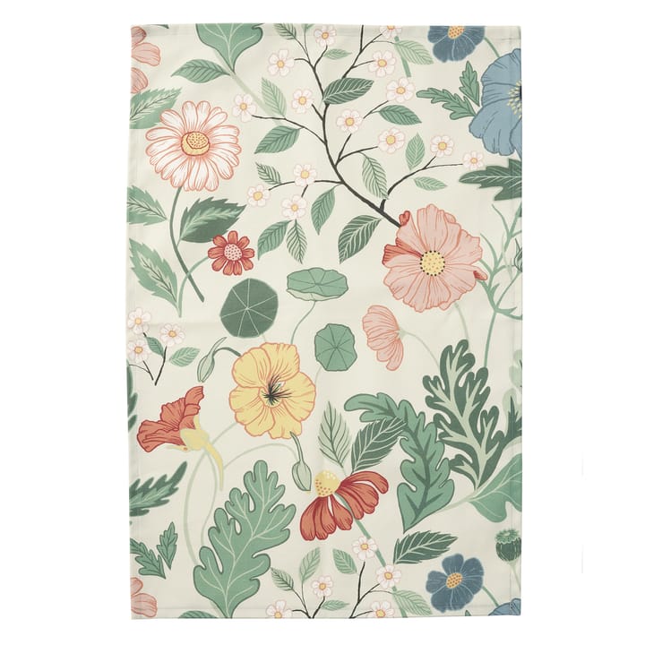 Bloom keukenhanddoek, Crème Klippan Yllefabrik