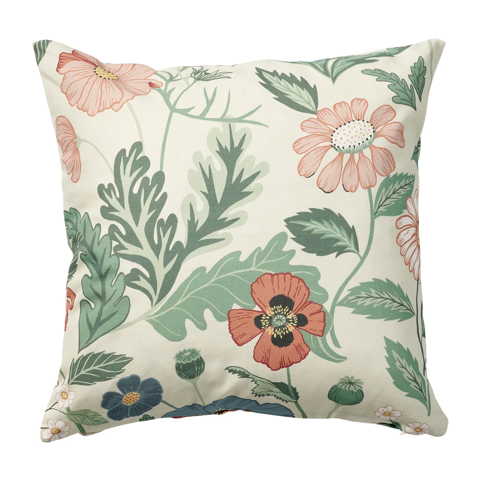 Bloom kussenhoes 45x45 cm, Crème Klippan Yllefabrik