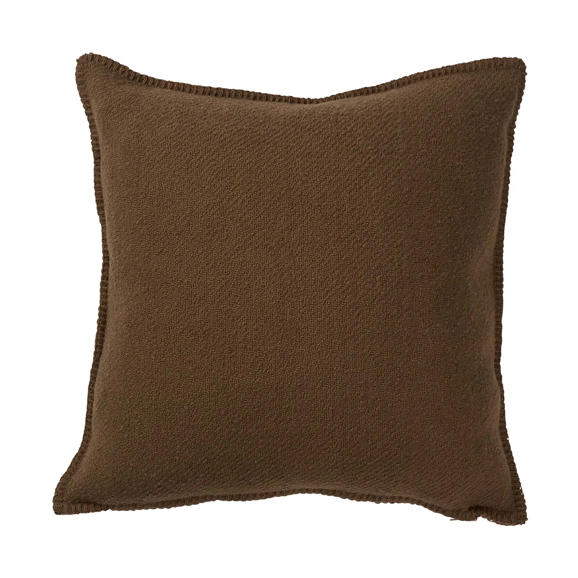 Bouclé kussensloop 45x45 cm, Mocha mousse Klippan Yllefabrik