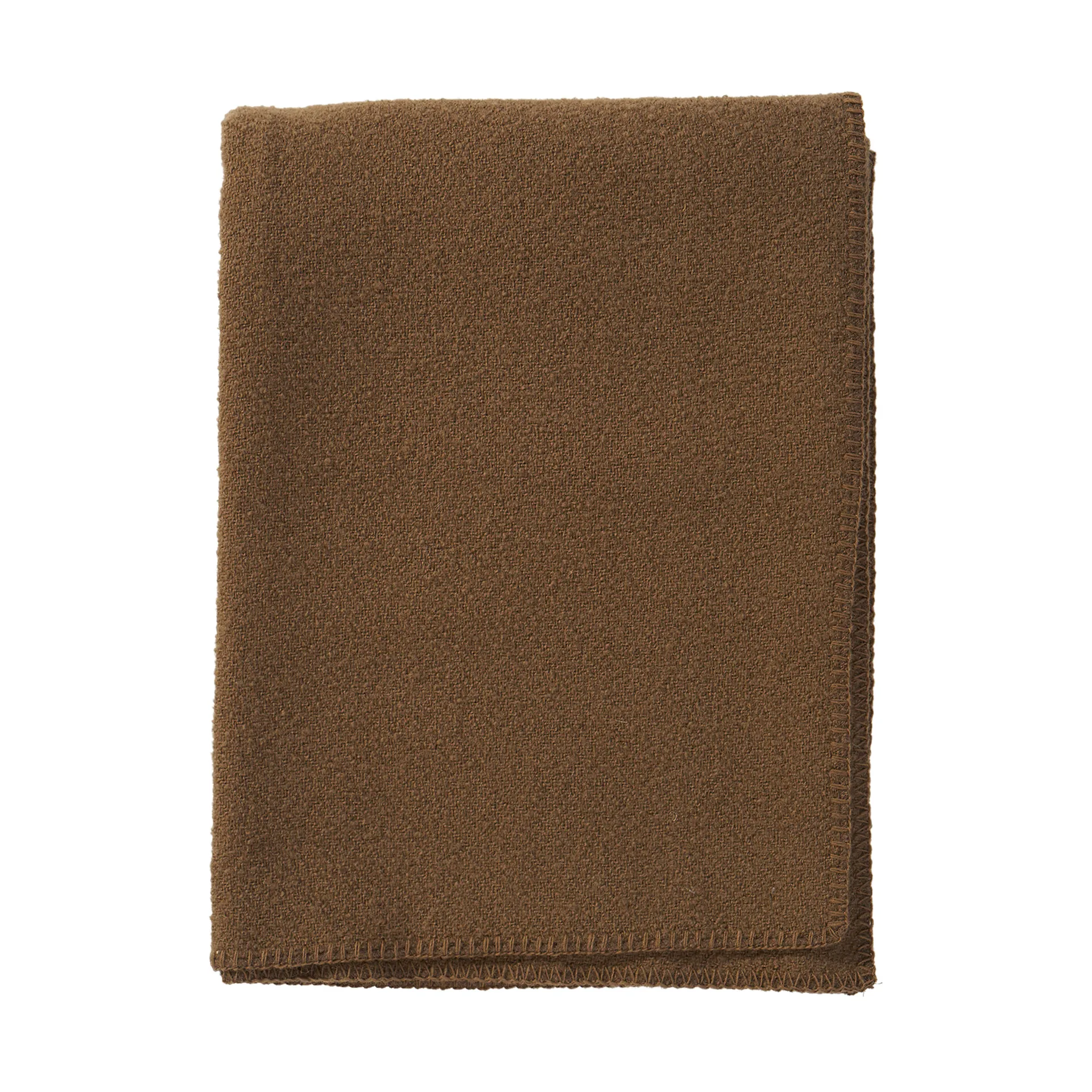 Bouclé wollen deken 140x200 cm, Mocha mousse Klippan Yllefabrik