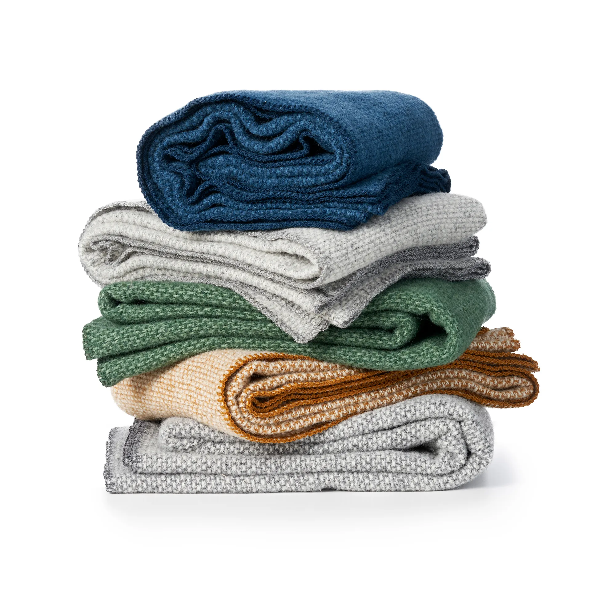 Domino wollen plaid, Crème caramel Klippan Yllefabrik