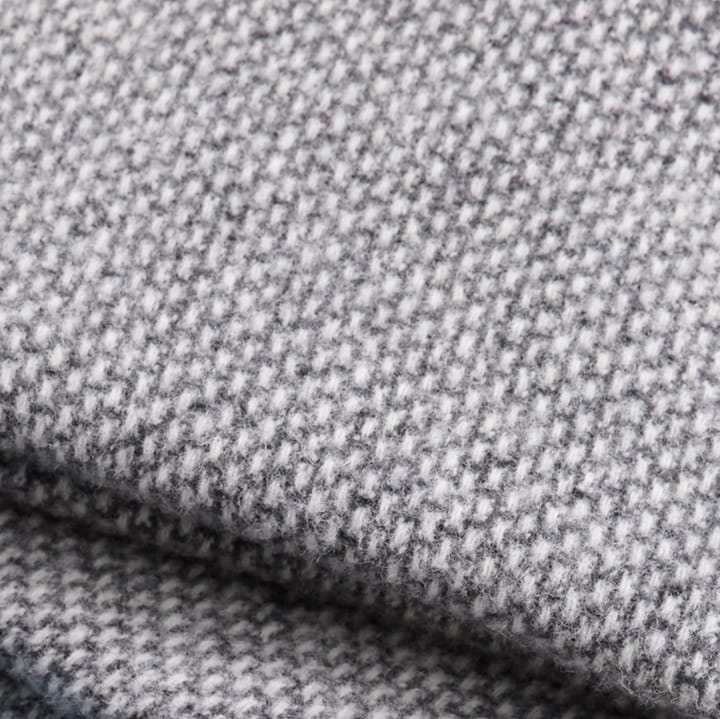 Domino wollen plaid, donkergrijs Klippan Yllefabrik